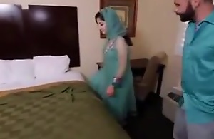 Arab girl engulfing a stranger on Arab