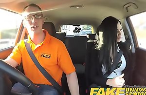 Fake driving school male beginner fucking his
