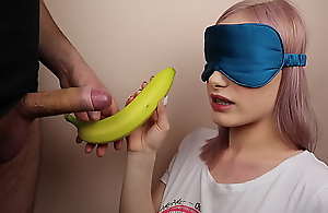 Pygmy enactment sister got blindfolded approximately fruits game