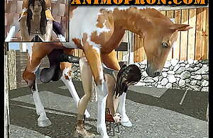 3d Lara Manoeuvres Shagging Horse