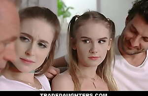 TradeDaughters porn video  - Two Teen Daughters