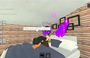 Roblox girls have sultry lesbian sex in