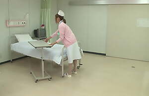 Hot Japanese Nurse gets banged at