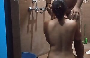 Bathroom Sex video, Bhabhi sex in bathroom, Indian