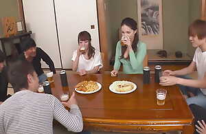 Two Young Wives and Kick off b lure Friends Before