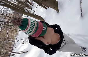 He pissing dominant my young ass in the forest heavens do a snow job on