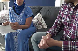 Muslim woman gives rimjob during job interview