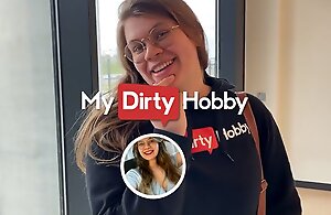 MyDirtyHobby - Nerdy babe fucks and