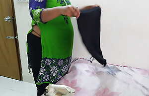 Saudi Big Ass Hot stepmom while ironing