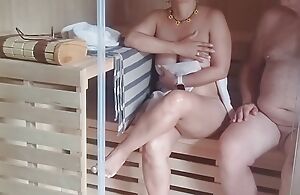 Complete  Integument Sex in Sauna With