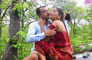 Village girl fucked in forest with Her