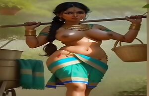 Indian village sexy girl's Ai stable