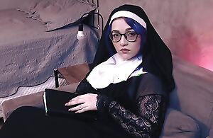Nun Madalena Alluring a Nice Cumshot Inside Her Ass, Uncompromisingly Wretched She Puts be passed on Cum Out While be passed on Priest Watches.