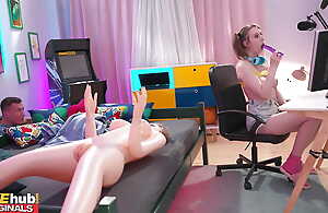 FAKEhub - College Cam Girl gets a Astonish when