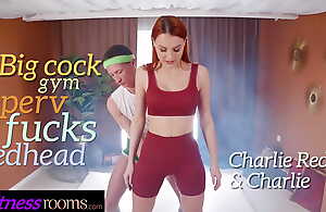 Fitness Rooms Chunky tits Charlie Peppery fucks