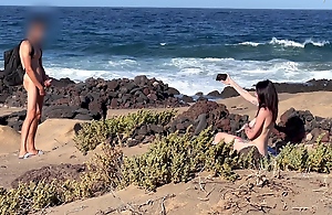 Nudist Beach Blowjob: I Show My Hard