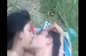 Bhabi acquires fucked open-air hard by