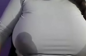 Lactating Freulein Wets Her Shirt - So